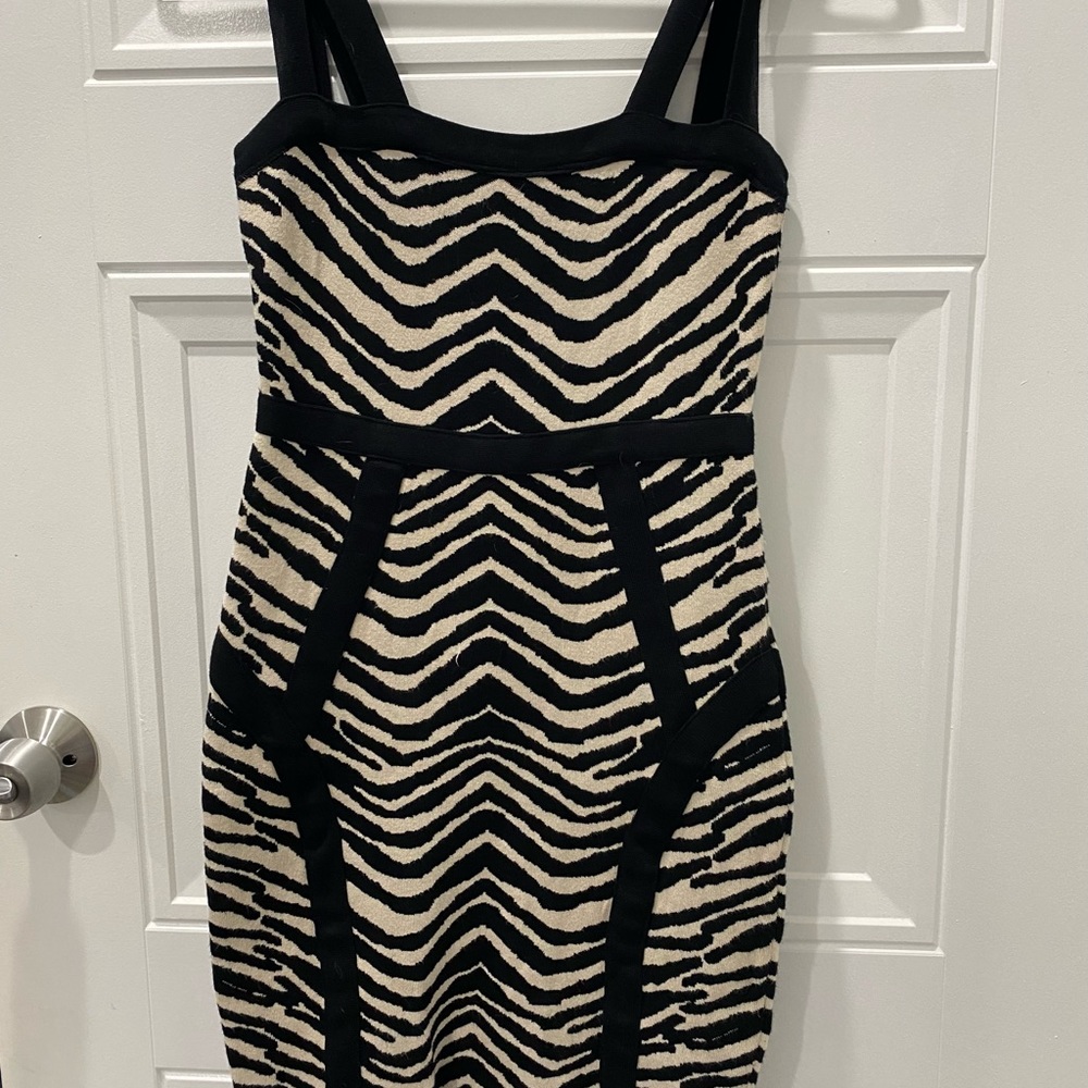 F21 Animal Print Bodycon Dress